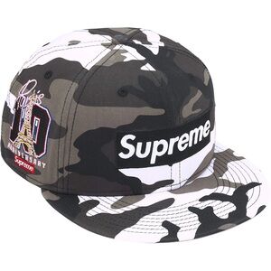 Supreme Box Logo New Era Hat ‘Snow Camo Paris’ Sz 7 5/8